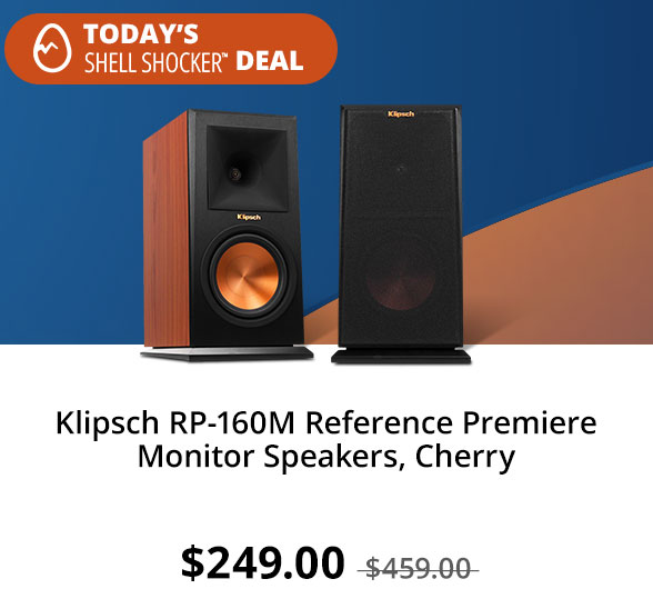 Klipsch RP-160M Reference Premiere Monitor Speakers, Cherry