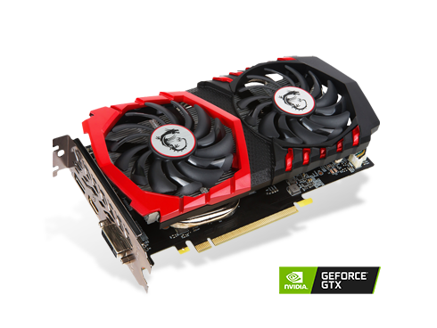 MSI Gaming GeForce GTX 1050 Ti 4GB GDDR5 PCI Express 3.0 x16 ATX Video Card GTX 1050 Ti GAMING X 4G