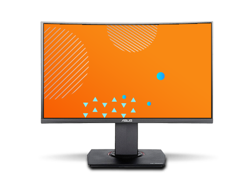 ASUS TUF Gaming VG24VQ 24" (23.6" Viewable) Full HD 1920 x 1080 1ms MPRT 144Hz 2 x HDMI, DisplayPort AMD FreeSync Asus Eye Care with Ultra Low-Blue Light & Flicker-Free Backlit LED Height Adjustable Curved Gaming Monitor