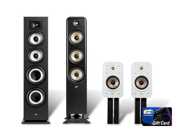 Polk MXT series Speakers Receive Up to $88 off + $65 Promotional Card with purchase