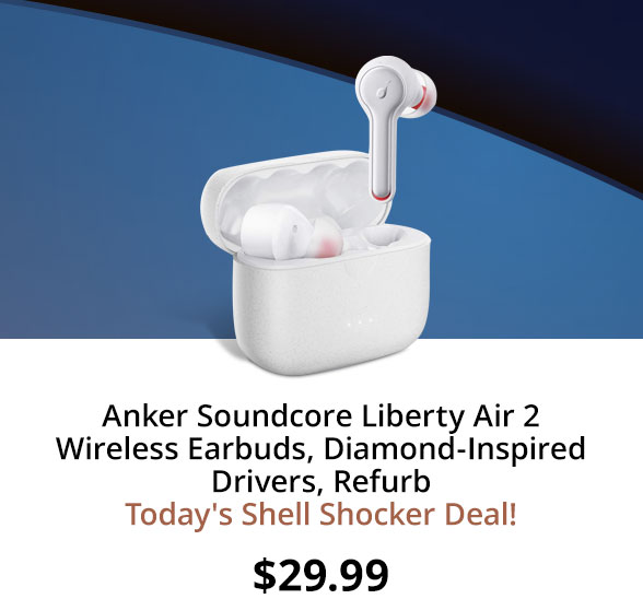 Refurbished Anker Soundcore Liberty Air 2 Wireless Earbuds, Diamond-Inspired Drivers, Refurb