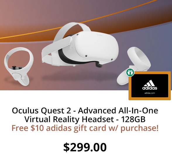 Oculus Quest 2 - Advanced All-In-One Virtual Reality Headset - 128GB