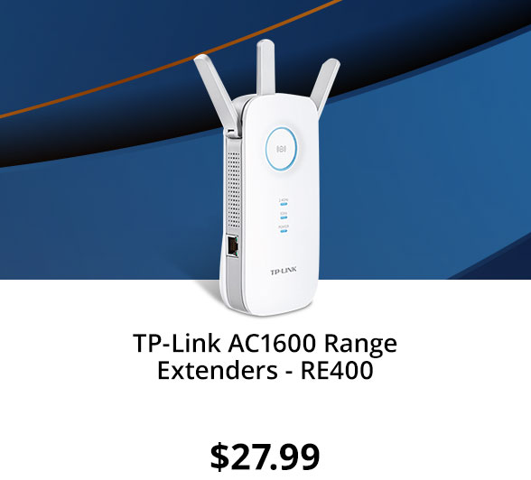 TP-Link AC1600 Range Extenders - RE400