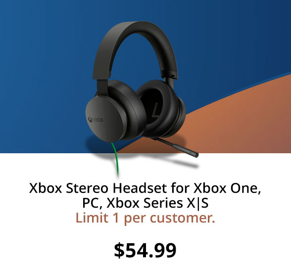 Xbox Stereo Headset for Xbox One, PC, Xbox Series X|S