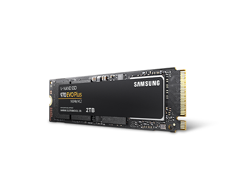 SAMSUNG 970 EVO PLUS M.2 2280 2TB PCIe Gen 3.0 x4, NVMe 1.3 V-NAND 3-bit MLC Internal Solid State Drive