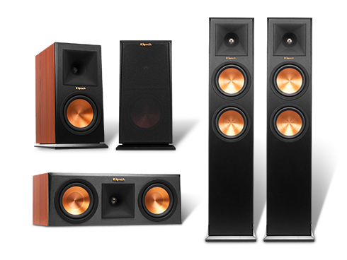 Klipsch RP-250C Center Channel Speaker + RP-160M Monitor Speakers  + 2 x RP-260F Floorstanding Speaker Combo