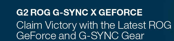 G2 ROG G-Sync X Geforce