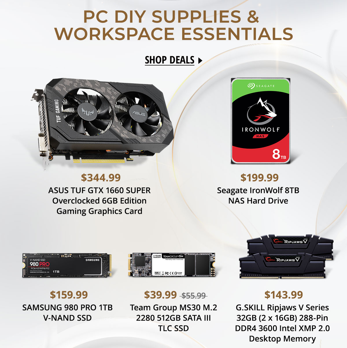 PC DIY Supplies & Workspace Essentials