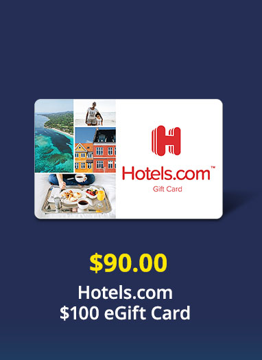 Hotels.com $100 eGift Card