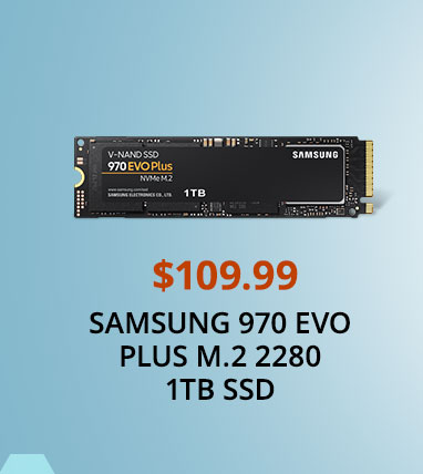 SAMSUNG 970 EVO PLUS M.2 2280 1TB SSD