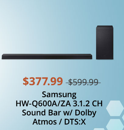 Samsung HW-Q600A/ZA 3.1.2 CH Sound Bar w/ Dolby Atmos / DTS:X