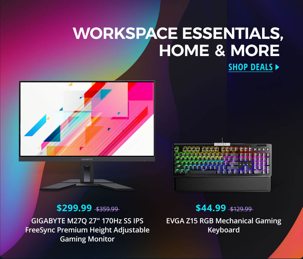 Workspace Essentials, Home & More