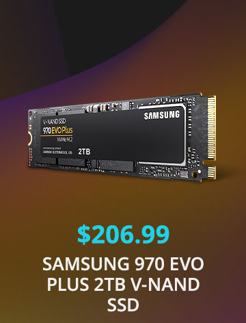 SAMSUNG 970 EVO PLUS 2TB V-NAND SSD