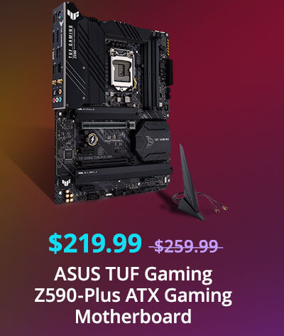 ASUS TUF Gaming Z590-Plus ATX Gaming Motherboard