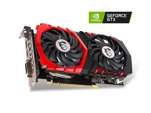 MSI GeForce GTX 1050 Ti 4GB GDDR5 PCI Express 3.0 x16 ATX Video Card GTX 1050 Ti GAMING X 4G