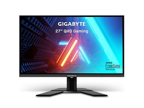 GIGABYTE G27Q 27" 144Hz 1440P 1ms (MPRT) FreeSync Premium Height Adjustable IPS Gaming Monitor