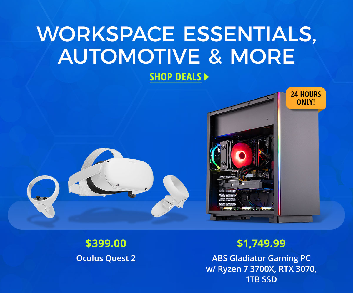 Workspace Essentials, Automotive & More