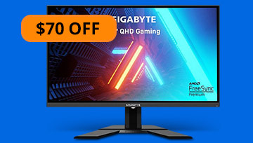 GIGABYTE G27Q 27" 144Hz HDR400 FreeSync Premium Height Adjustable Gaming Monitor 