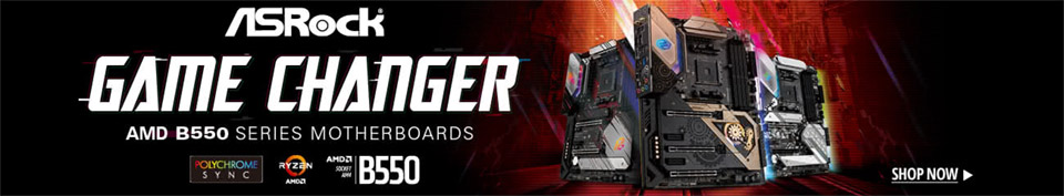 ASRock Game Changer - AMD B550 Series Motherboards