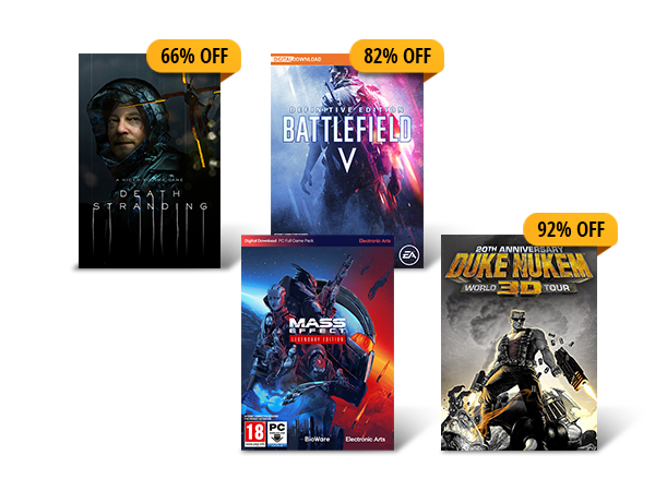 UP TO 92% OFF Select PC Digital Games*