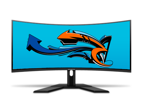 GIGABYTE G34WQC 34" 144Hz Curved Gaming Monitor, 3440 x 1440 VA 1500R Display, 1ms(MPRT), 87% DCI-P3, VESA Display HDR400, FreeSync Premium, 2x DisplayPort 1.4, 2x HDMI 2.0