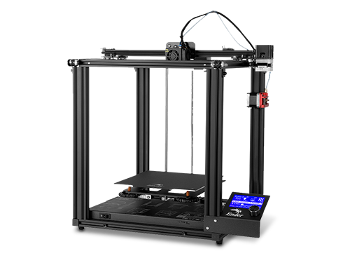 Creality 3D High Precision Ender-5 Pro 3D Printer DIY Kit with Upgrade Silent Motherboard PTFE Tubing Metal Extruder 220 x 220 x 300mm Build Volume Resume Printing with 8GB TF Card White PLA Sample Filament