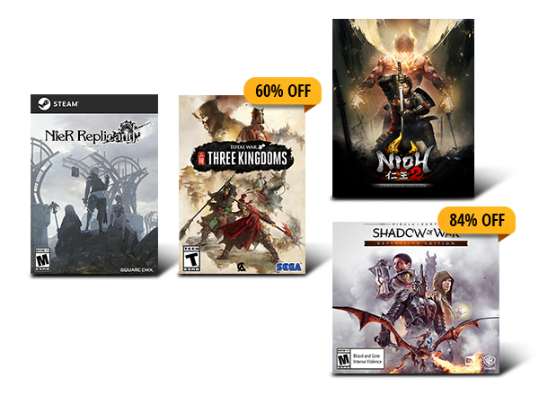 UP TO 84% OFF SELECT PC DIGITAL GAMES*