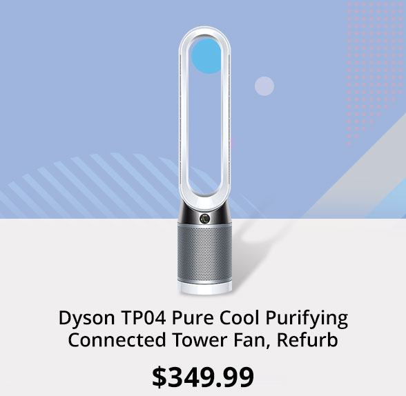 Refurbished Dyson TP04 Pure Cool Purifying Connected Tower Fan, Refurb