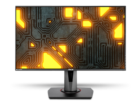 ASUS VG278Q 27" Full HD 1920 x 1080 144Hz 1ms DisplayPort HDMI DVI AMD Free Sync G-Sync Compatible Built-in Speakers LED Backlit Height Adjustable Gaming Monitor