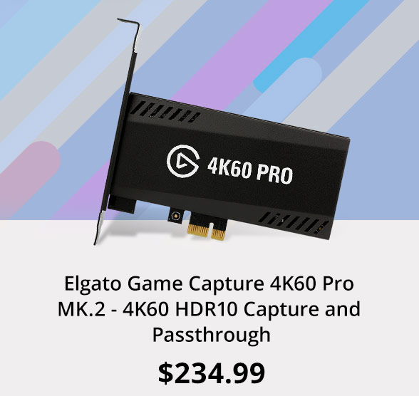 Elgato Game Capture 4K60 Pro MK.2 - 4K60 HDR10 Capture and Passthrough