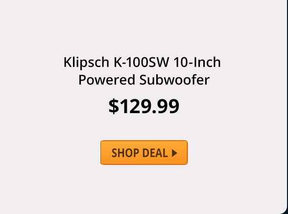 Klipsch K-100SW 10-Inch Powered Subwoofer