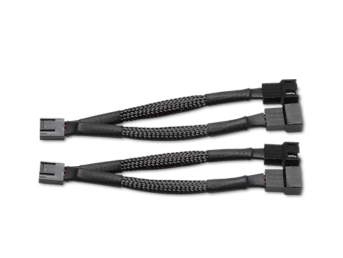 Rosewill Case Fan Splitter Cable, PWM Cable Splitter Duplicator, Case Fan Power Duplicator Converter, Dual Case Fan Power Adapter, Case Fan Y Cable [2-pack]