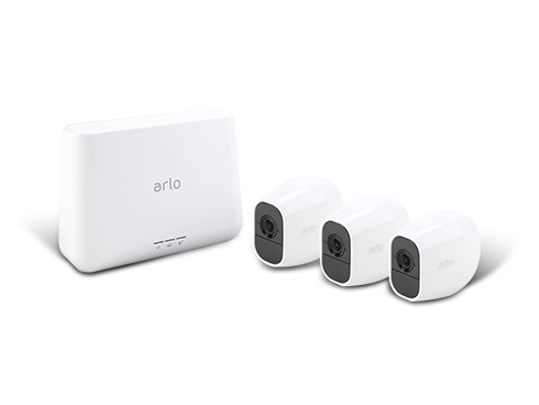 Arlo Pro 2 Wireless HD 1080p Security Camera System, 3 Rechargeable Battery, Night Vision