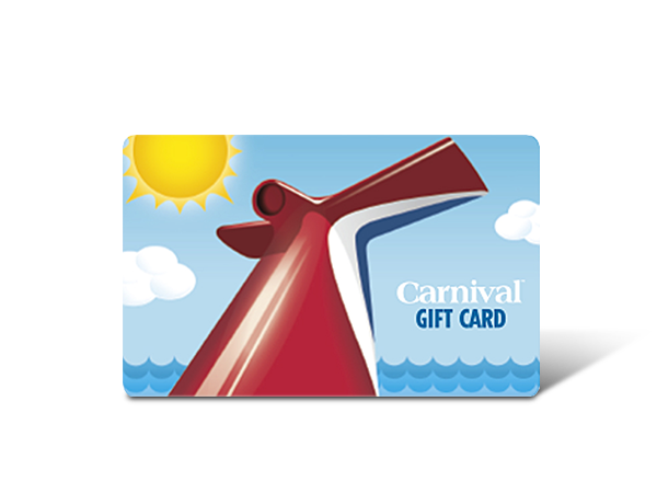 10% OFF CARNIVAL CRUISE eGIFT CARDs*