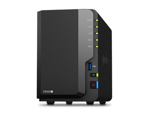 Synology 2 bay NAS DiskStation DS220+ (Diskless)