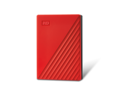 WD 4TB My Passport Portable Storage External Hard Drive USB 3.2 for PC/MAC Red (WDBPKJ0040BRD-WESN)