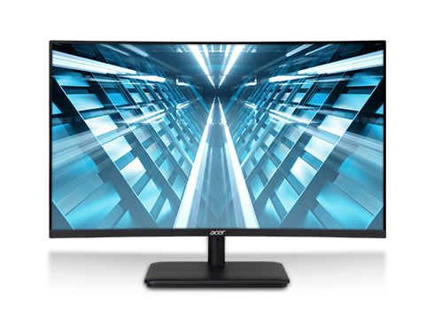 Acer ED270R 27" Black 1920 x 1080 Widescreen 16:9 165Hz Refresh Rate AMD FreeSync Premium Technology, 2x HDMI, DisplayPort Curved LED Gaming Monitor