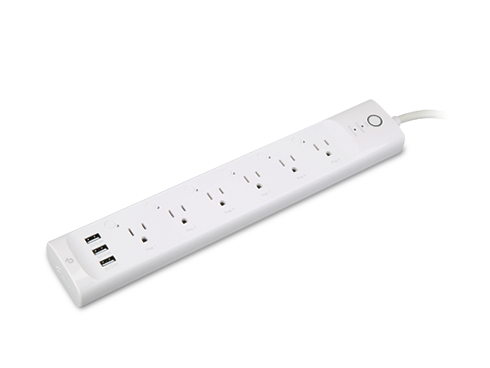 Kasa Smart Wi-Fi Power Strip by TP-Link - Six Smart Outlets, Control from Anywhere, Energy Monitoring, Works with Alexa, Google Assistant, No Hub Required