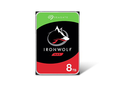 Seagate IronWolf 8TB NAS Hard Drive 7200 RPM 256MB Cache SATA 6.0Gb/s CMR 3.5" Internal HDD