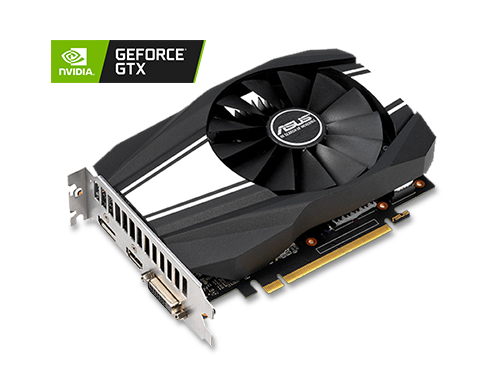 ASUS GeForce GTX 1660 Overclocked 6GB Phoenix Fan Edition HDMI DP DVI Graphics Card