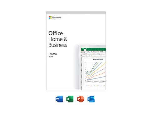Microsoft Office Home & Business 2019 | One time purchase, 1 device | Windows 10 PC/Mac Keycard