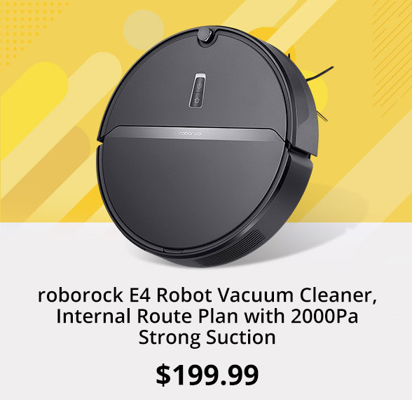 roborock E4 Robot Vacuum Cleaner, Internal Route Plan with 2000Pa Strong Suction