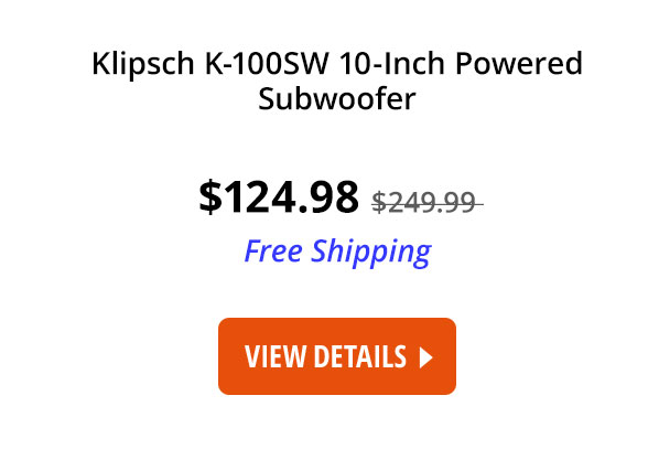 Klipsch K-100SW 10-Inch Powered Subwoofer