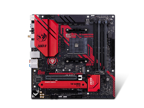 ASUS TUF GAMING B550M-ZAKU (WI-FI) AM4 AMD B550 SATA 6Gb/s Micro ATX AMD Motherboard