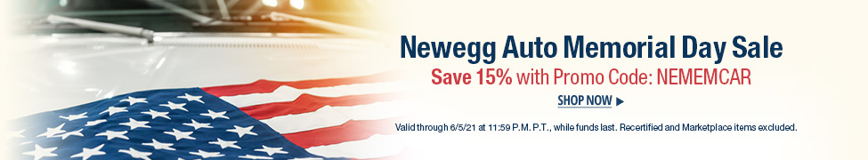 Newegg Auto Memorial Day Sale