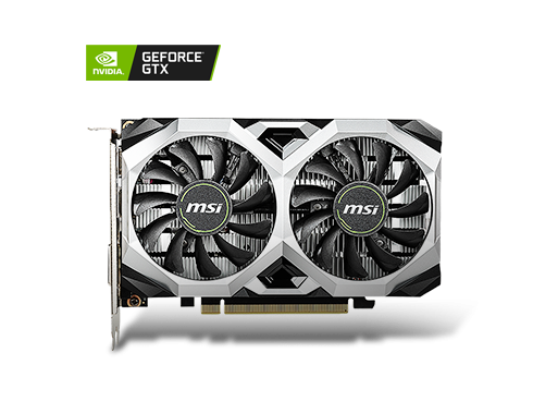 MSI Ventus GeForce GTX 1650 4GB GDDR6 PCI Express 3.0 x16 Video Card GTX 1650 D6 Ventus XS OC