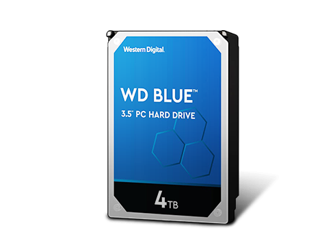 WD Blue 4TB Desktop Hard Disk Drive - 5400 RPM SATA 6Gb/s 256MB Cache 3.5 Inch - WD40EZAZ