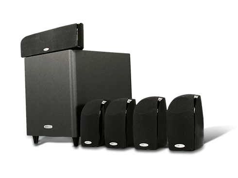 Polk Audio TL1600 5.1 Compact Surround Sound Home Theater System with Powered Subwoofer