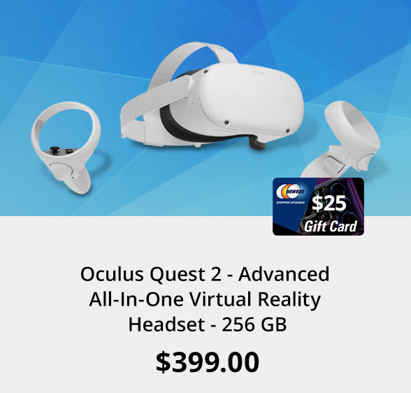 Oculus Quest 2 - Advanced All-In-One Virtual Reality Headset - 256 GB