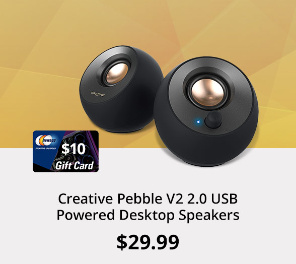 Creative Pebble V2 2.0 USB Powered Desktop Speakers